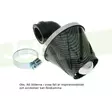 Tec-X Ilmasuodatin, EVO I, Carbon-kuvio, Kiinitys Ø 28/32mm , Suora + 90° - Ilmansuodattimet - 302-0830-9 - 2