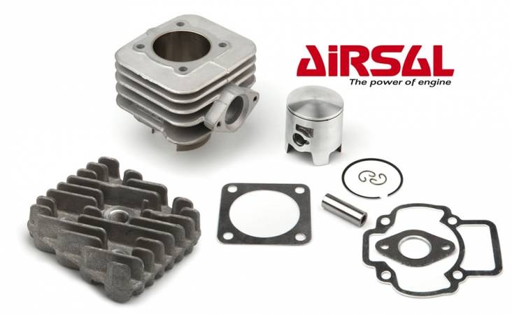 Airsal Sylinterisarja & Kansi, 50cc, Piaggio / Gilera, ilmajäähdytys - Sylinterit ja kannet - 301-1039 - 1