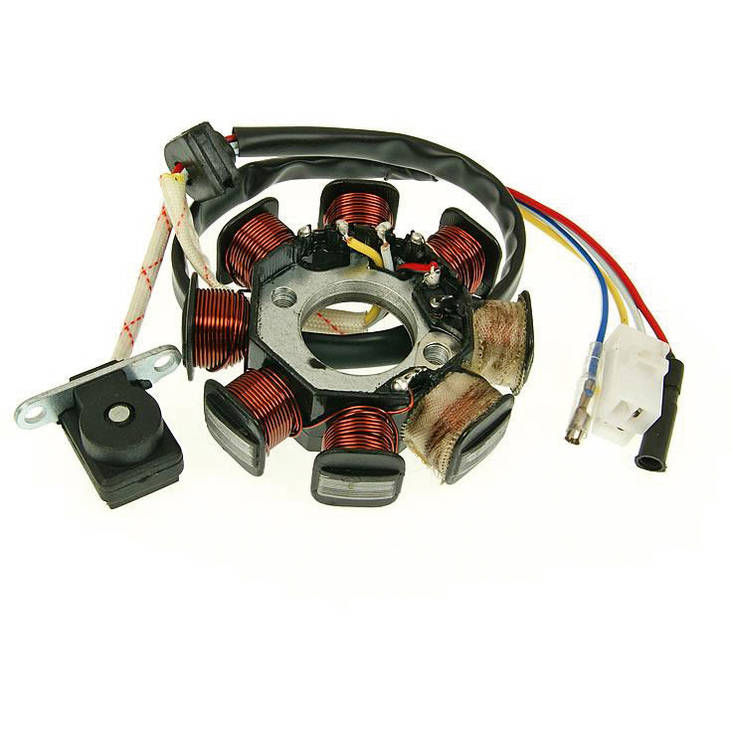 Alakäämi, Kiina-skootterit 4-T 50cc, (2+1+1) - Staattorit ja osat - 303-0249 - 1