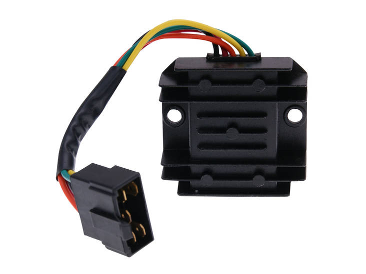 Jännitteensäädin, 2-riv. 5-liit., Kymco DJ50S 4-T, Super 8 2-/4-T, Like 2-/4-T - Jännitteensäätimet - 303-0109 - 1