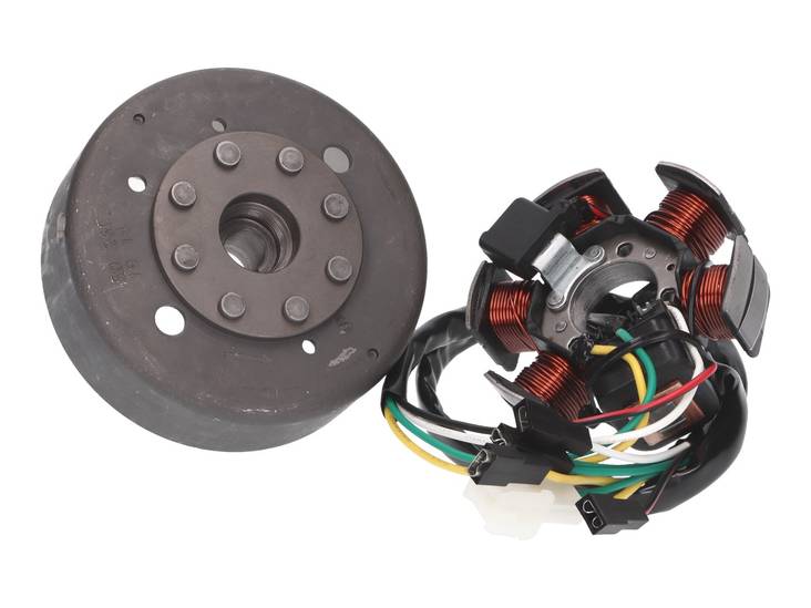 Magneetto, Täydellinen, Aprilia RX,SX 06- / Derbi Senda -17 / Gilerra RCR,SMT - Staattorit ja osat - 303-0279 - 1