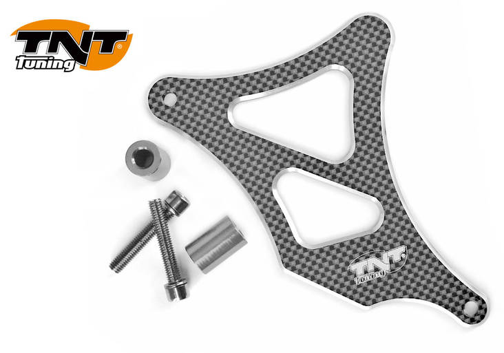 TNT Eturattaan suoja, Alumiini, Carbon-kuvio AM6 - Tuning osat - 306-4102-9 - 1