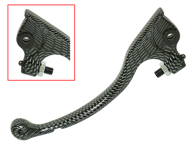 Tec-X Jarruvipu, Carbon-kuvio, Derbi Senda DRD Pro / Drac / Rieju MRT - Vivut ja kahvat - 307-1004-9 - 3