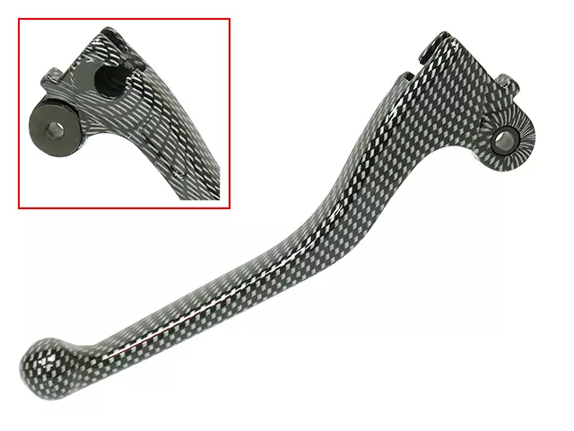 Tec-X Kytkinvipu, Carbon-kuvio, Derbi Senda R 00-02 / Yamaha DT 50 R,SM,X 02- - Vivut ja kahvat - 307-1001-9 - 3