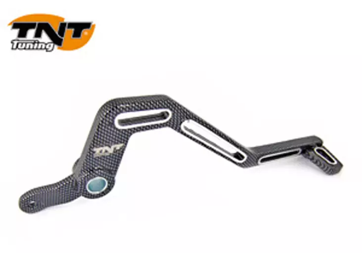 TNT Jarrupoljin, Carbon-kuvio, MBK X-Limit 03- / Peugeot XP6 / Yamaha DT 50 R,SM - Polkimet ja jalkatapit - 306-4907-9 - 1