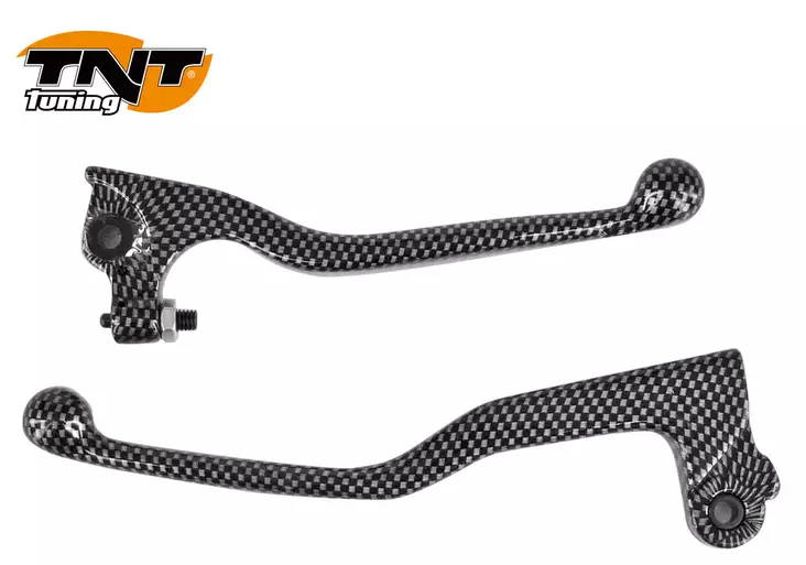 TNT Vipusarja, Carbon-kuvio, Yamaha DT 50 R, SM, Yamaha DT 50 X - Vivut ja kahvat - 306-1009-9 - 1