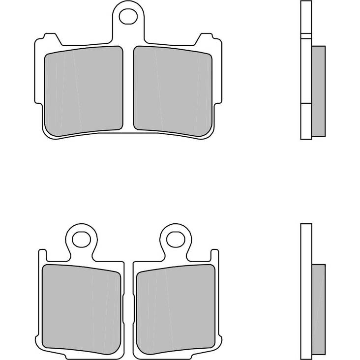 Brembo Jarrupalat Eteen Sintered Road - Jarrupalat - 231-HO37SA - 1