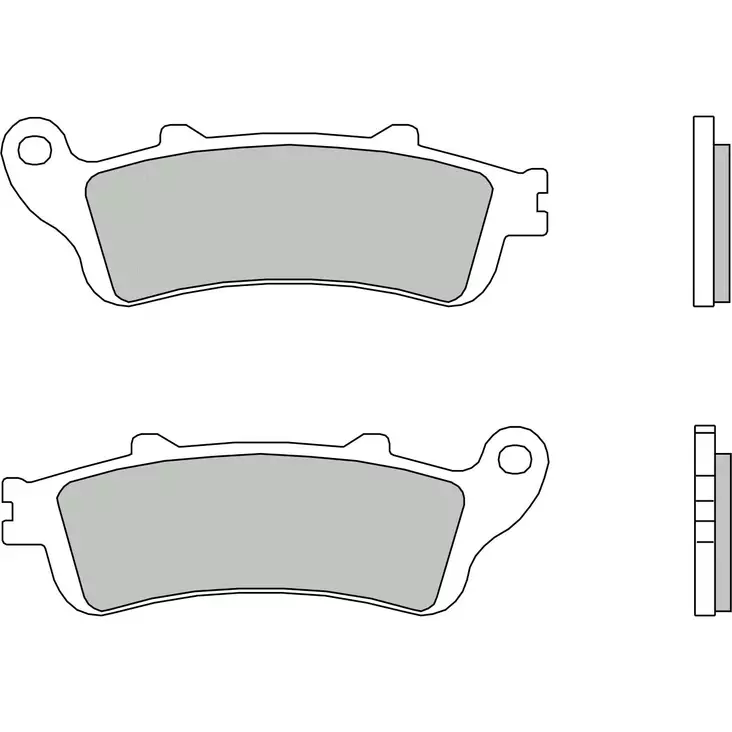 Brembo Jarrupalat Eteen Sintered Road - Jarrupalat - 231-HO44SA - 1
