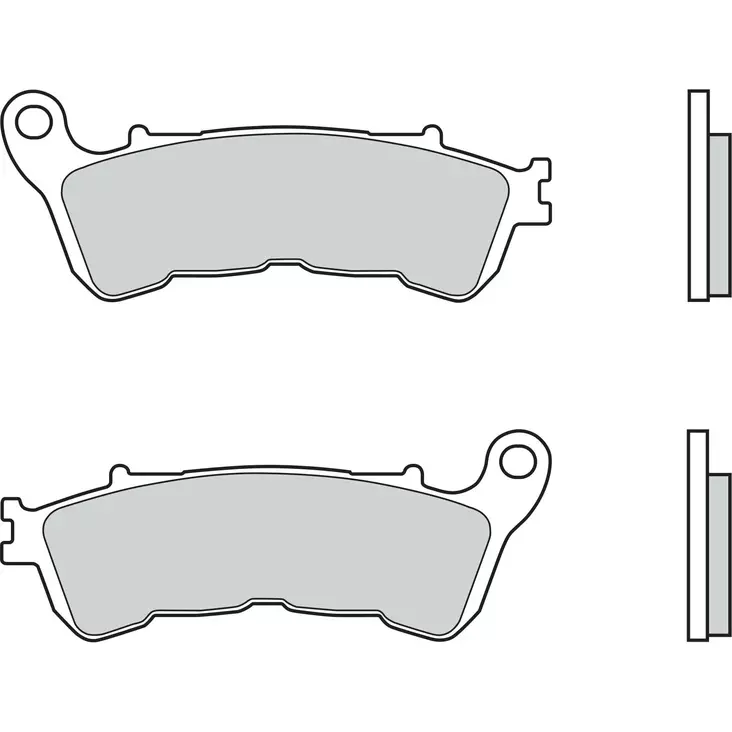 Brembo Jarrupalat Eteen Sintered Road - Jarrupalat - 231-HO57SA - 1