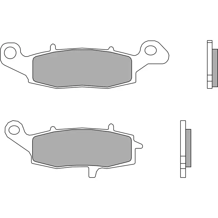 Brembo Jarrupalat Eteen Sintered Road - Jarrupalat - 231-KA19SA - 1
