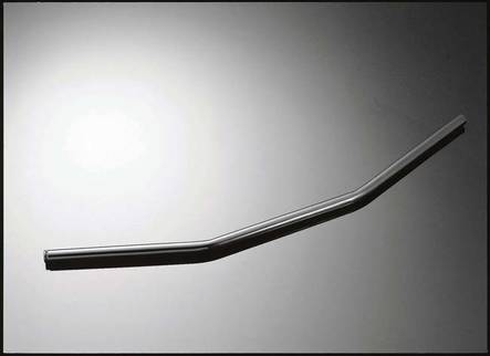 Highway Hawk ohjaustanko 1 (25mm) drag wide musta urituksella - Ohjaustangot ja tarvikkeet - 561-55-208B - 1