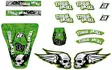Blackbird Tribal Skull tarrasrj vihreä - Muut tarrat - 381-5407B - 1