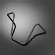 Highway Hawk HANDLEBAR 1INCH APEHANGER BLACK - Ohjaustangot ja tarvikkeet - 561-55-219B - 1