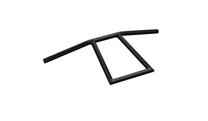 Highway Hawk handlebar old-style 25MM black - Ohjaustangot ja tarvikkeet - 561-55-540B - 2