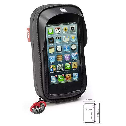 Givi älypuhelintasku Iphone 5 ohjaustanko kiinnityksellä - Ohjaustangot ja tarvikkeet - 321-S955B - 1