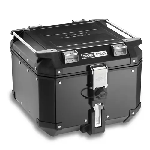 Givi Trekker Outback 42ltr blackline alumiininen perälaukku - Kovat laukut - 321-OBK42B - 1