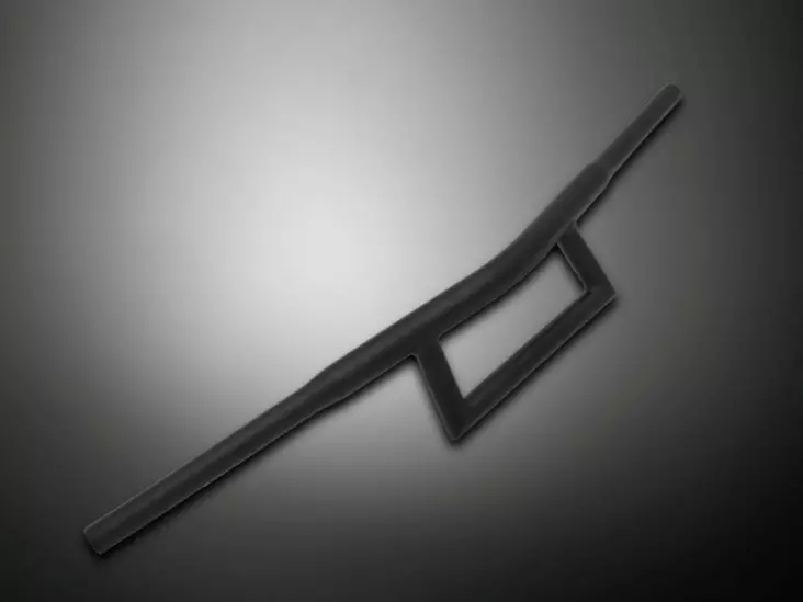 Highway Hawk HANDLEBAR BURNED black LUCIFER 25MM - Ohjaustangot ja tarvikkeet - 561-55-260B - 1