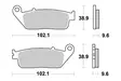 Sbs Jarrupalat Dual Carbon - Jarrupalat - 23-700DC - 2