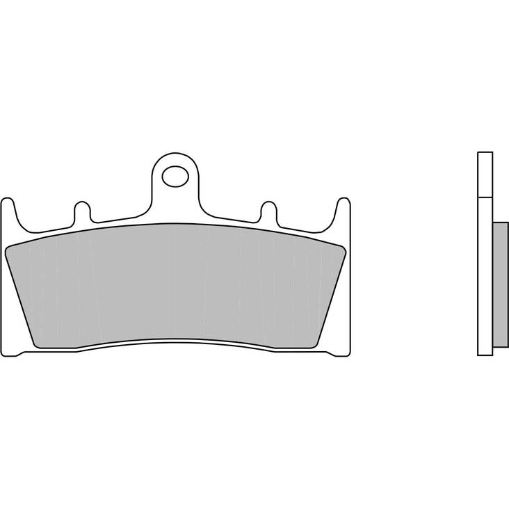 Brembo Jarrupalat Sintered track/road - Jarrupalat - 231-SU19SC - 3