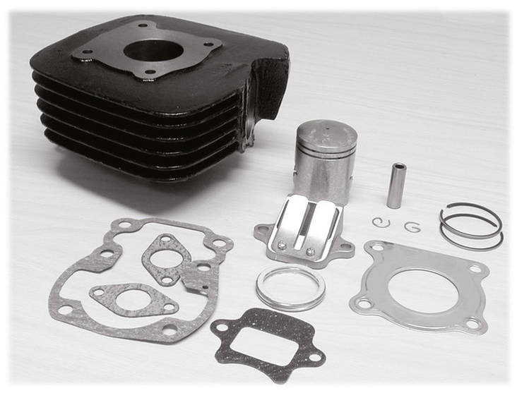 Tec-X sylinteri+mäntä 60cc/45mm läppä - Sylinterit ja kannet - 301-0821-C - 1