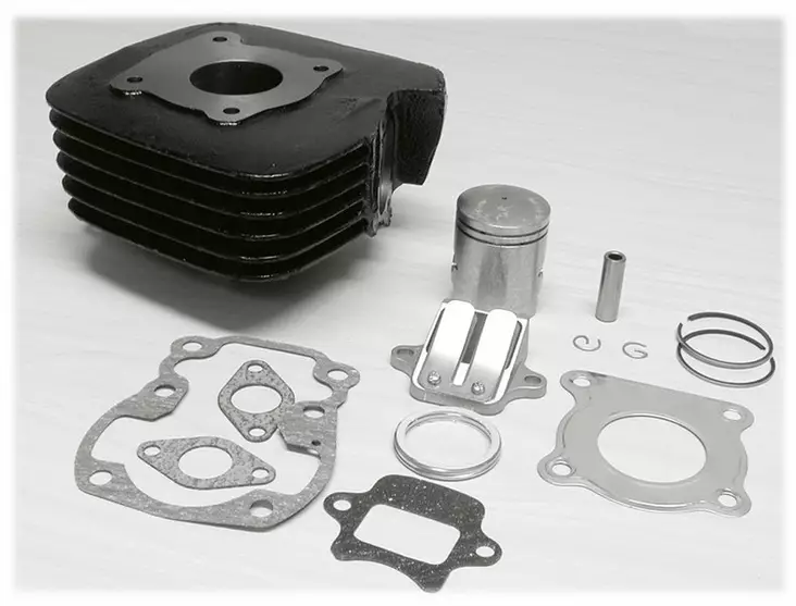 Tec-X sylinteri+mäntä 60cc/45mm läppä - Sylinterit ja kannet - 301-0821-C - 1