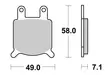 Sbs Jarrupalat Ceramic - Jarrupalat - 23-560HF - 1