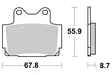 Sbs Jarrupalat Ceramic - Jarrupalat - 23-570HF - 1
