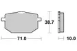 Sbs Jarrupalat Ceramic - Jarrupalat - 23-596HF - 1