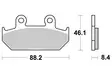 Sbs Jarrupalat Ceramic - Jarrupalat - 23-600HF - 1