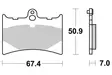 Sbs Jarrupalat Ceramic - Jarrupalat - 23-601HF - 1