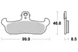Sbs Jarrupalat Ceramic - Jarrupalat - 23-608HF - 1