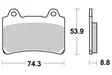 Sbs Jarrupalat Ceramic - Jarrupalat - 23-613HF - 1