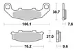 Sbs Jarrupalat Ceramic Taakse - Jarrupalat - 23-615LF - 1