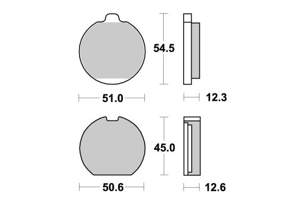 Sbs Jarrupalat Ceramic Taakse - Jarrupalat - 23-514LF - 1
