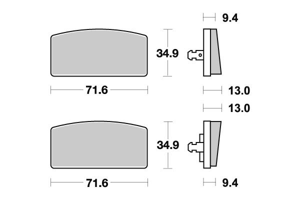 Sbs Jarrupalat Ceramic - Jarrupalat - 23-520HF - 1