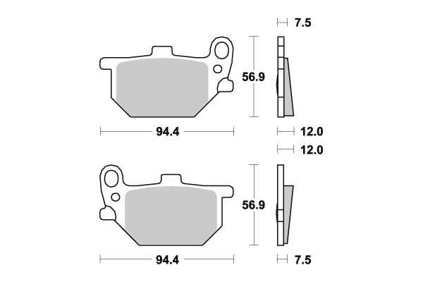 Sbs Jarrupalat Ceramic - Jarrupalat - 23-545HF - 1