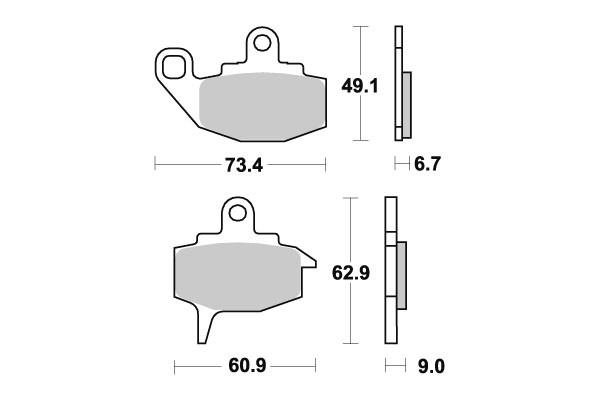 Sbs Jarrupalat Ceramic - Jarrupalat - 23-602HF - 1