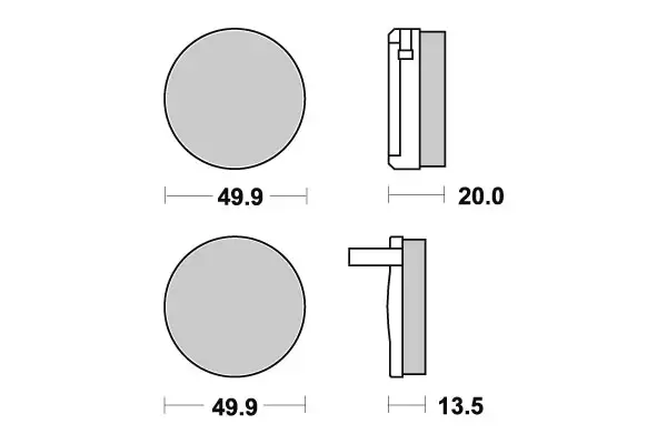 Sbs Jarrupalat Ceramic - Jarrupalat - 23-502HF - 1