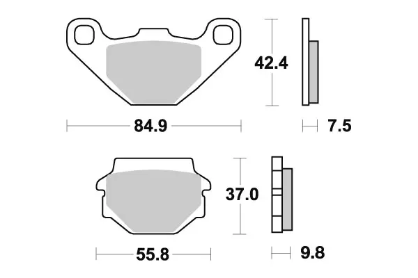 Sbs Jarrupalat Ceramic - Jarrupalat - 23-546HF - 1