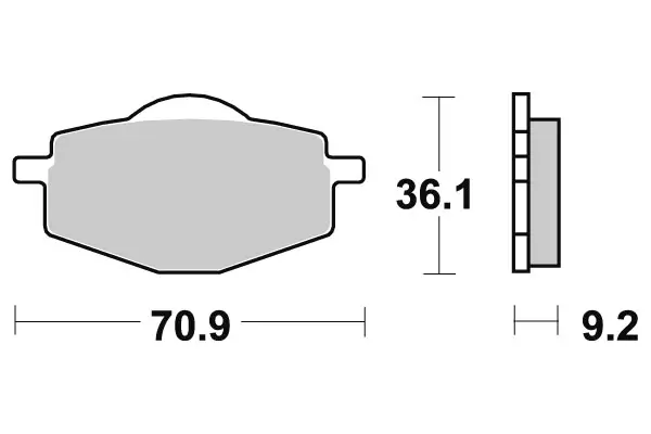 Sbs Jarrupalat Ceramic - Jarrupalat - 23-575HF - 1