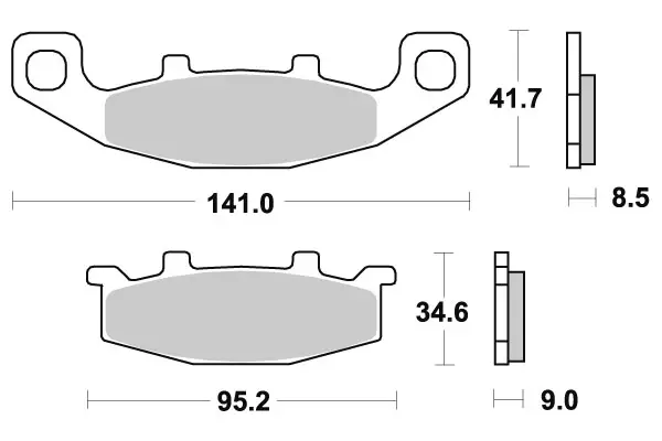Sbs Jarrupalat Ceramic - Jarrupalat - 23-597HF - 1