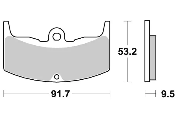 Sbs Jarrupalat Ceramic Taakse - Jarrupalat - 23-571LF - 1