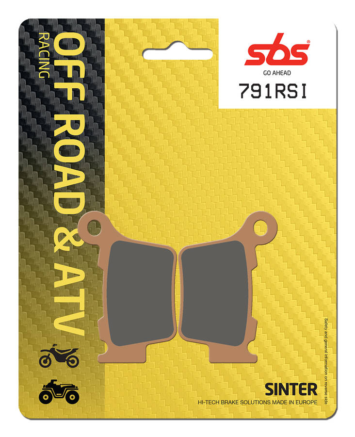 Sbs Jarrupalat Racing Sintered - Jarrupalat - 23-791RSI - 1