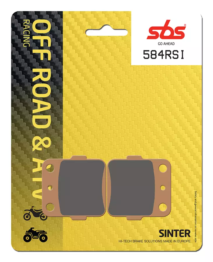 Sbs Jarrupalat Racing Sintered - Jarrupalat - 23-584RSI - 1