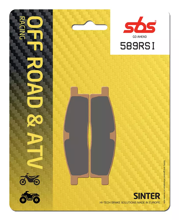 Sbs Jarrupalat Racing Sintered - Jarrupalat - 23-589RSI - 1