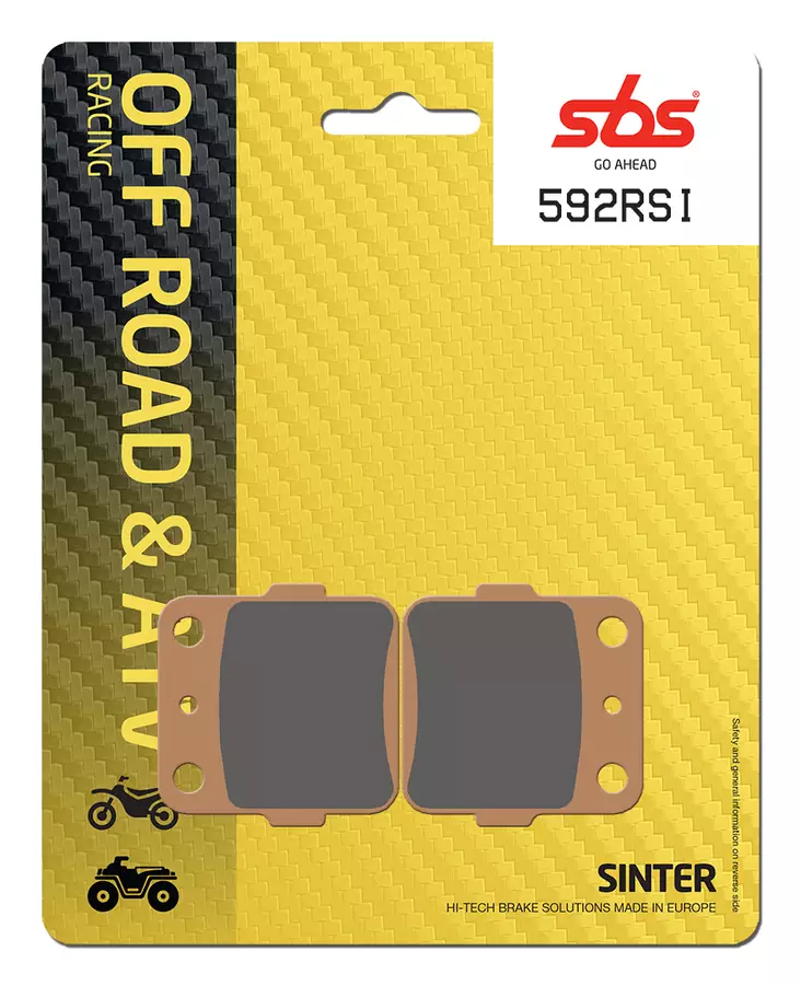 Sbs Jarrupalat Racing Sintered - Jarrupalat - 23-592RSI - 1