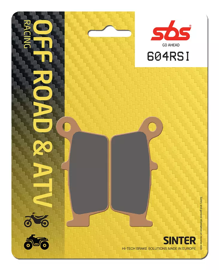 Sbs Jarrupalat Racing Sintered - Jarrupalat - 23-604RSI - 1