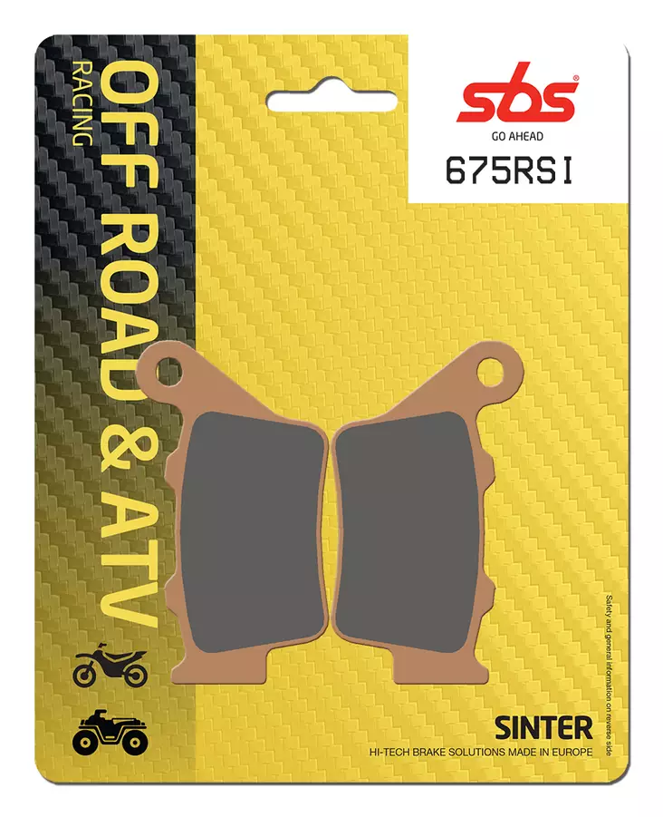 Sbs Jarrupalat Racing Sintered - Jarrupalat - 23-675RSI - 1