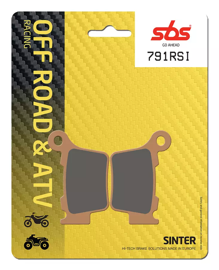 Sbs Jarrupalat Racing Sintered - Jarrupalat - 23-791RSI - 1