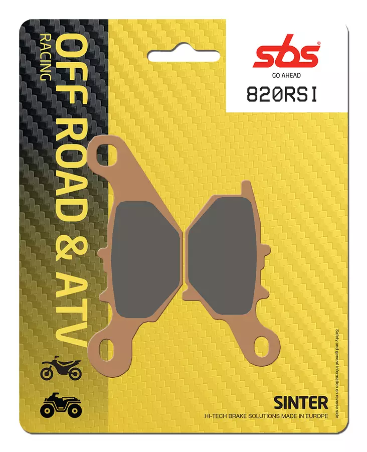 Sbs Jarrupalat Racing Sintered - Jarrupalat - 23-820RSI - 1